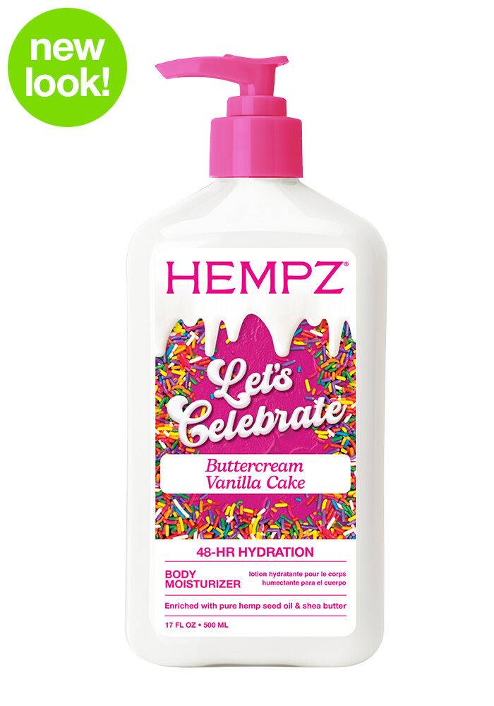 Limited Edition Celebration Buttercream Cake Herbal Body Moisturizer