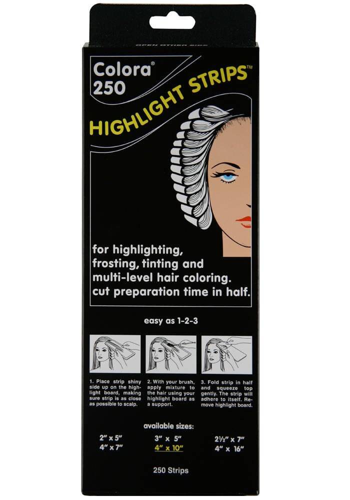 Long 4x10 Highlight Strips - 250 ct.