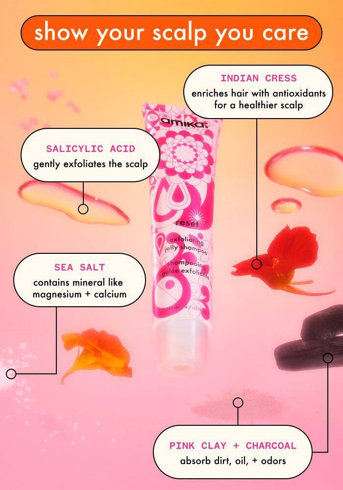 amika Reset Exfoliating Jelly Shampoo