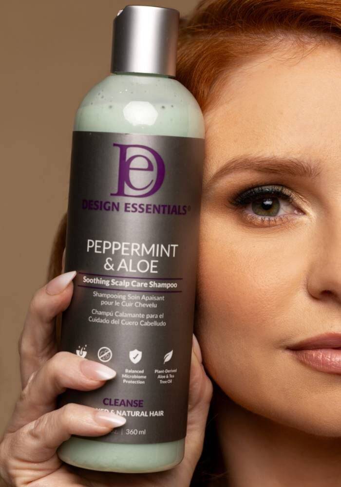 Design Essentials Peppermint & Aloe Therapeutics Anti-Itch Shampoo